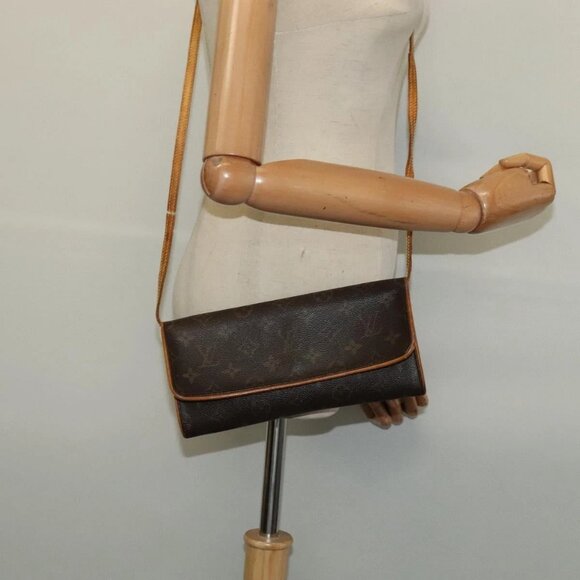 LOUIS VUITTON Monogram Pochette Twin GM Shoulder Bag - Picture 1 of 16